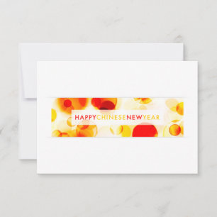 Happy Chinese New Year (bokeh) Einladung