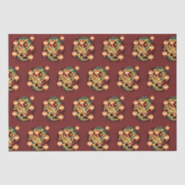 Happy Chinese New Year Moderne Asian Muster Seidenpapier