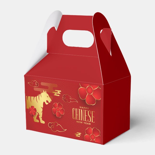 Happy Chinese New Year (Tiger) Geschenkschachtel (Vorderseite)