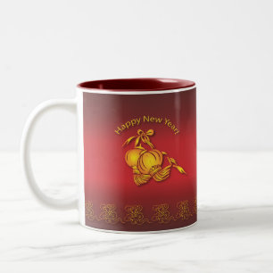 Happy Chinese New Year! Zweifarbige Tasse