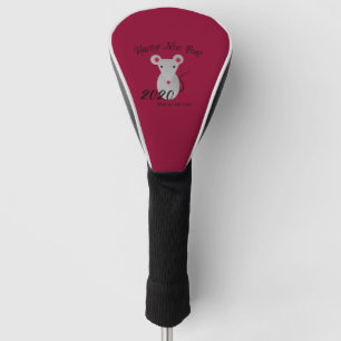 Happy Chinesisch Neujahr 2020 Jahr der Ratte Golf Headcover