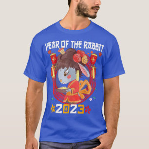 Happy Chinesisch Neujahr 2023 Jahr des Kaninchen Z T-Shirt