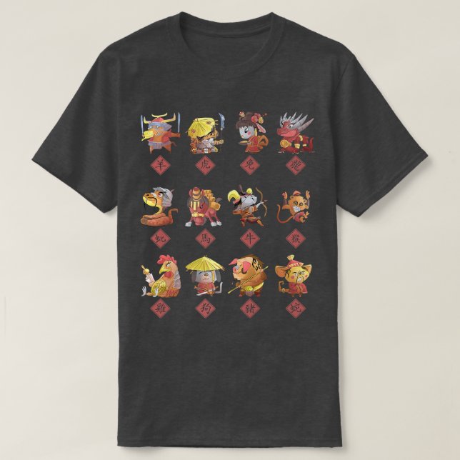 Happy Chinesisch Neujahr 2023 Jahr des Rabbit Zod T-Shirt (Design vorne)