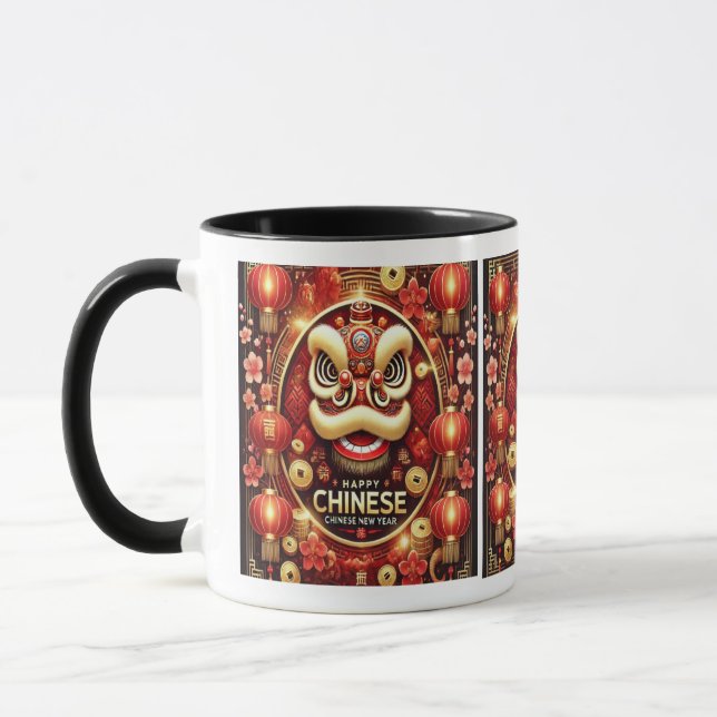 Happy Chinesisch Neujahr Tasse (Links)