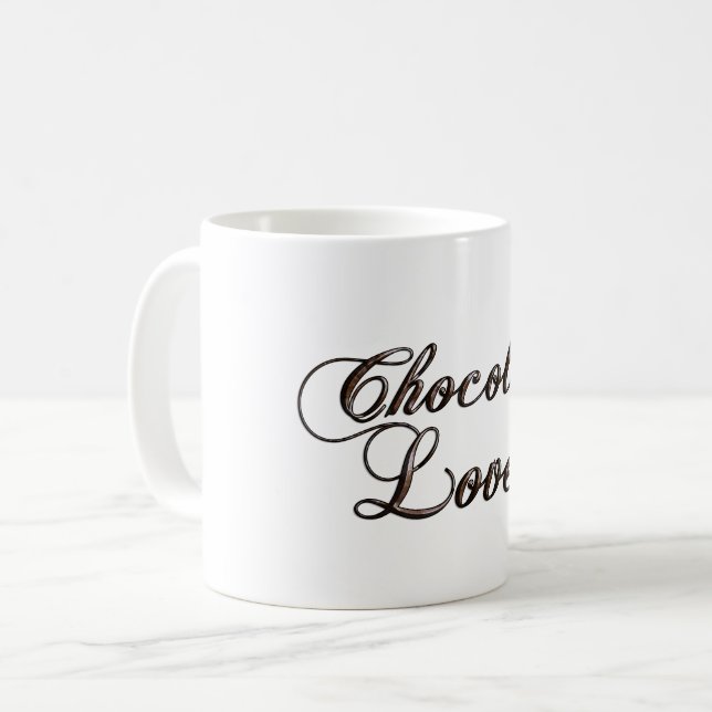 Happy Chocolate Day Chocolate Lover Kaffeetasse (Vorderseite Links)