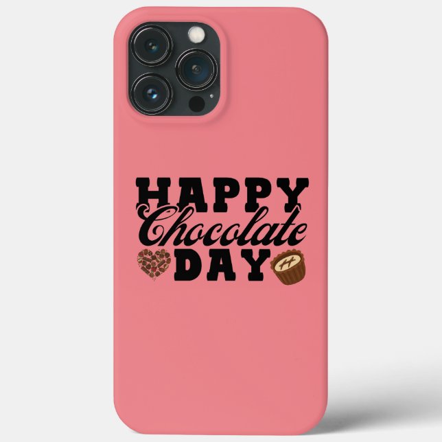 Happy Chocolate Day, Chocolate Lover's Joyful Case-Mate iPhone Hülle (Rückseite)