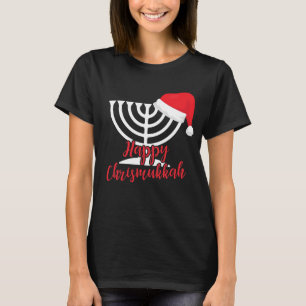 Happy Chrismukkah Funny Hanukkah und Weihnachtsgif T-Shirt