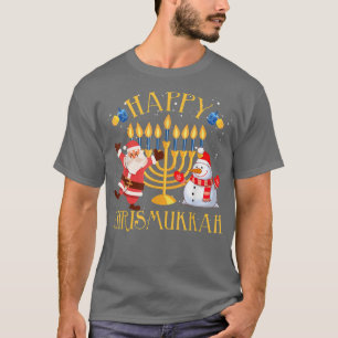 Happy Chrismukkah Funny Hanukkah Weihnachtsjuwis T-Shirt