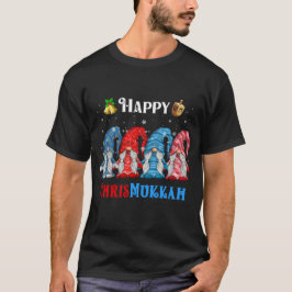 Happy Chrismukkah Gnomes Christmas Hanukkah T-Shirt