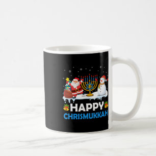Happy Chrismukkah Hanukkah Fun Frohe Weihnachtsjud Kaffeetasse