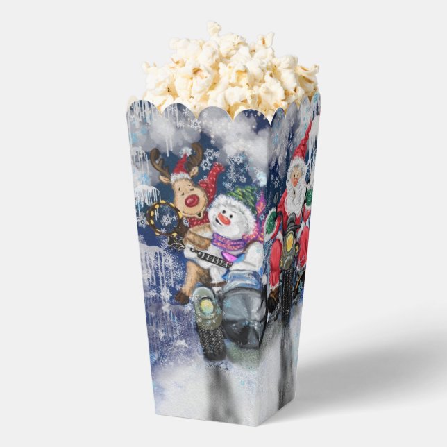 Happy Christmas Frienda Funny Popcorn Box Geschenkschachtel (Geplatzt)