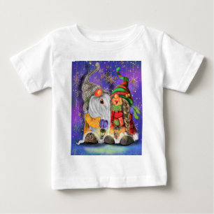 Happy Christmas Gnomes Baby T - Shirt