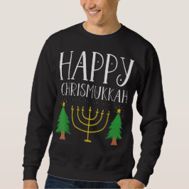Happy Christmas Hanukkah Funny Holiday Geschenk Sweatshirt