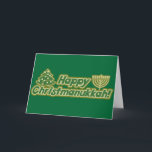 Happy Christmas hanukkah Kwanzaa Feiertagskarte<br><div class="desc">Happy Christmas hanukkah Kwanzaa</div>