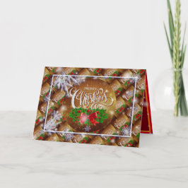 Happy Christmas Holiday Best Popular Geschenk Karte