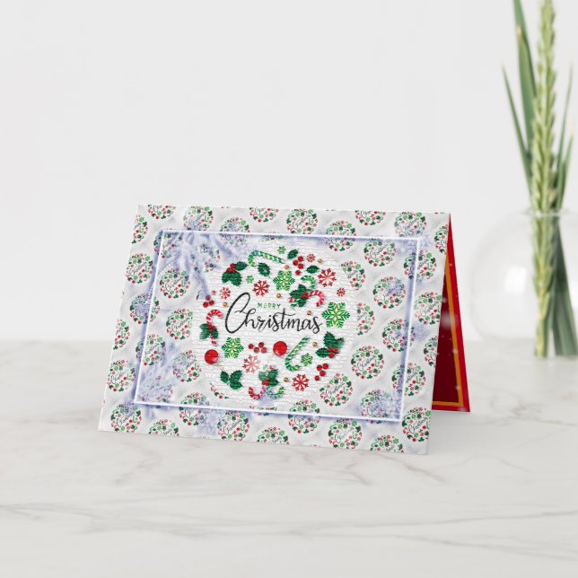 Happy Christmas Holiday Best Popular Geschenk Karte (Vorderseite)