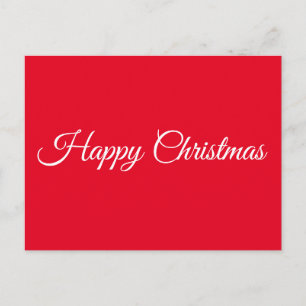 Happy Christmas Postcard Postkarte