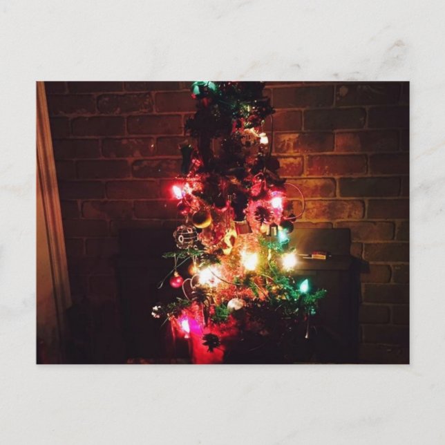 HAPPY ChRISTMAS Postkarte (Vorderseite)