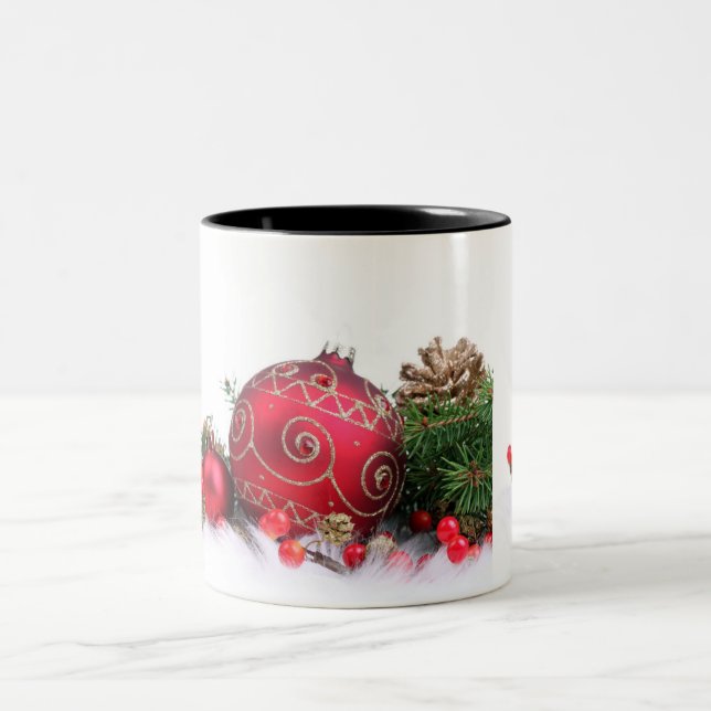 HAPPY CHRISTMAS URLAUB TASSE (Mittel)