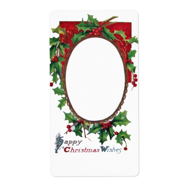 HAPPY CHRISTMAS WISHES MIT HOLLY BERRIES (Vorne)