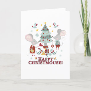 Happy Christmouse Dankeskarte