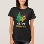 Happy Christmukkah jüdische Weihnachten Hanukkah C T-Shirt<br><div class="desc">Happy Christmukkah jüdische Weihnachtszeit Hanukkah Chanukah Geschenk</div>