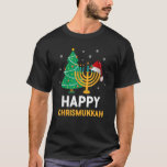 Happy Christmukkah jüdische Weihnachten Hanukkah C T-Shirt<br><div class="desc">Happy Christmukkah jüdische Weihnachtszeit Hanukkah Chanukah Geschenk</div>