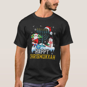 Happy Christmukkah Snowman Jüdische Weihnachten We T-Shirt
