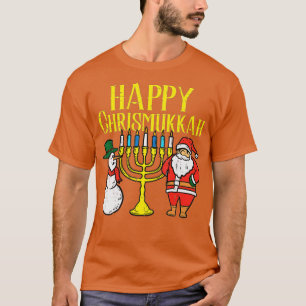 Happy Christmukkah Weihnachten Hanukkah Pajamas Ch T-Shirt
