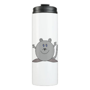 Happy Chubby Mouse Thermosbecher