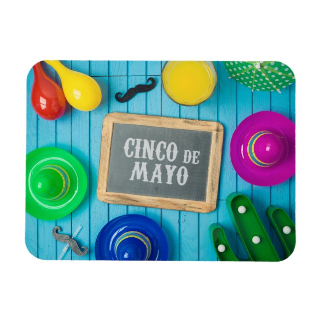 Happy Cinco De Mayo Day Cinco De Mayo Day Cinco De Magnet (Horizontal)