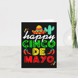 Happy Cinco De Mayo Fiesta Mexikanisches Party 5 D Karte