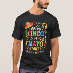 Happy Cinco De Mayo Fiesta Mexikanisches Party 5 D T-Shirt