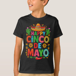 Happy Cinco De Mayo Fiesta Mexikanisches Party Män T-Shirt