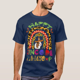 Happy Cinco de Mayo Funny Guinea Schweinchen mit S T-Shirt