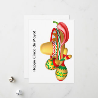 Happy Cinco de Mayo Greeting Card Feiertagskarte