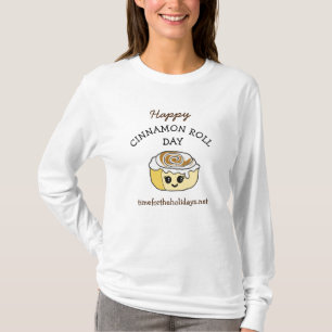 Happy Cinnamon Roll Day 4. Oktober T-Shirt