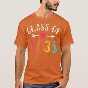 Happy Class of 2035 Pre-K Graduate Preschool Gradu T-Shirt