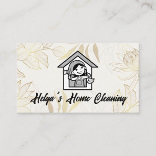 Happy Cleaner Logo   Behaltend Haus Visitenkarte
