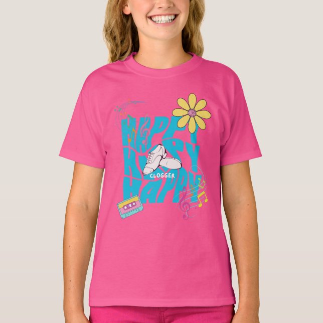 Happy Clogger T - Shirt (Vorderseite)