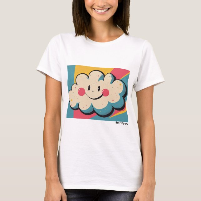 Happy Cloud T-Shirt (Vorderseite)
