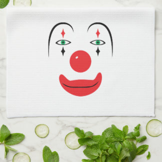 Happy Clown Face Handtuch