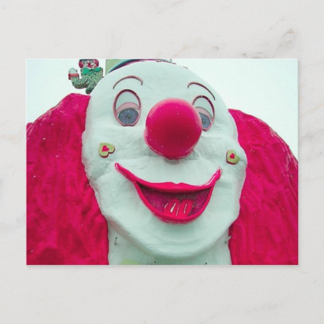 Happy Clown Postkarte (Vorderseite)