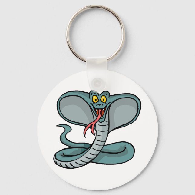Happy Cobra Schlüsselanhänger (Vorderseite)