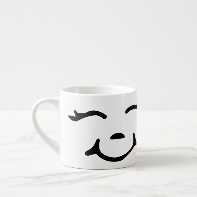 Happy Coffee Tasse - Niedlicher Cartoon Cup (Links)