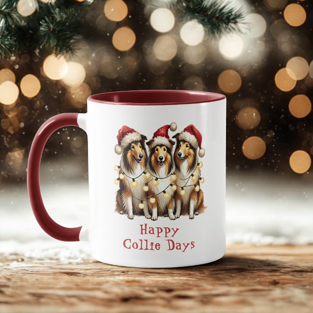 Happy Collie Days Weihnachtskaffee Tasse (Von Creator hochgeladen)