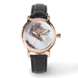 Happy Collie Watch by Hevener Armbanduhr