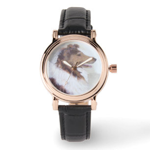 Happy Collie Watch by Hevener Armbanduhr
