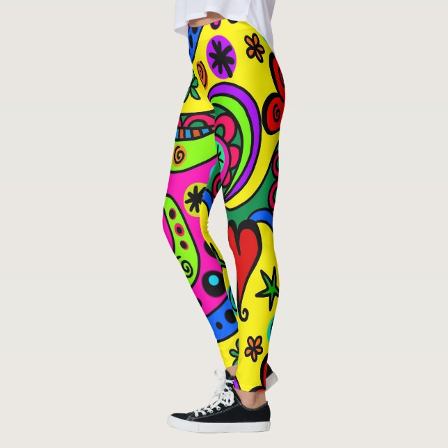 Happy Colored Leggings (Links)