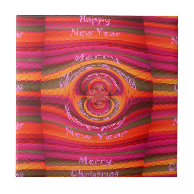 Happy Colors Design Fliese (Vorderseite)